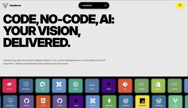 FullDevGear - Portfolio & Freelance Hub Screenshot