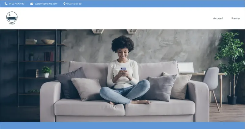 Kanap - Furniture E-commerce Screenshot