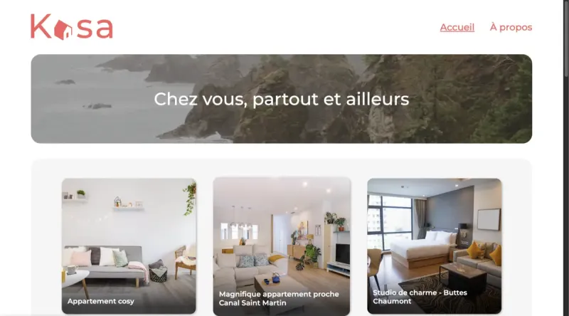 Kasa - Real Estate Rental Platform Screenshot